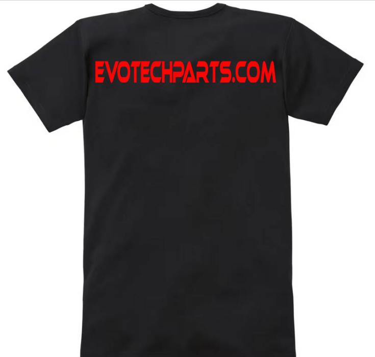 T-Shirt EVOTECHPARTS.COM - Schwarz
